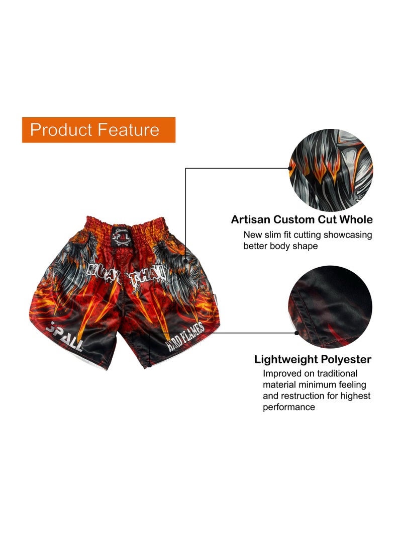 Spall Muay Thai Shorts | Boxing Grappling Shorts for MMA Kickboxing Muay Thai for Men and Women  - Image 5