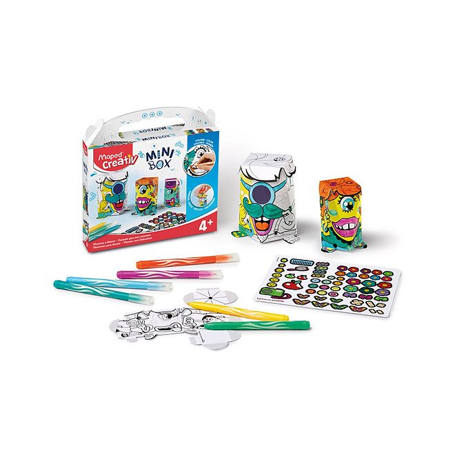 Maped Creativ Mini Box Monsters To Decorate - Multicolor - Image 1