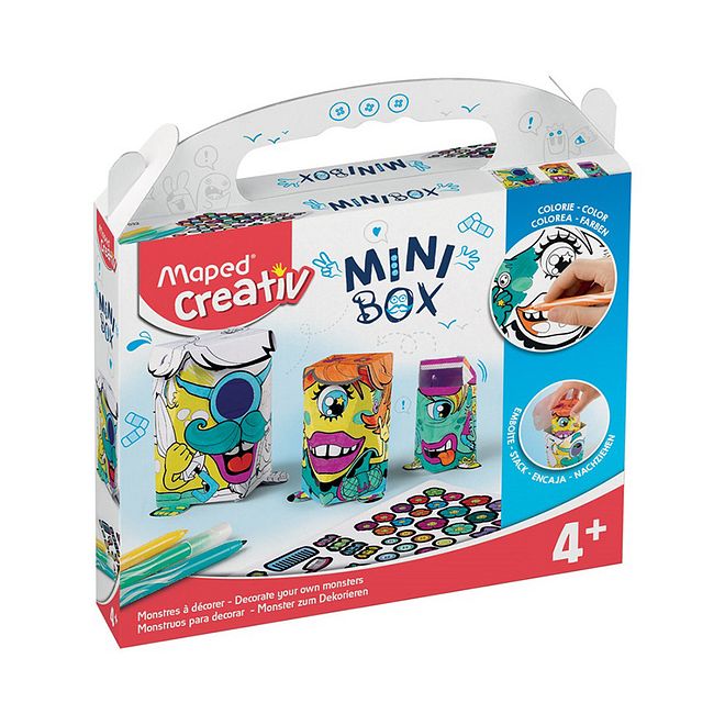 Maped Creativ Mini Box Monsters To Decorate - Multicolor - Image 2