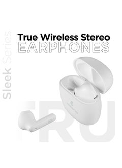 Volkano Volkano Sleek Series TWS Bluetooth Earphones-White  - Image 3