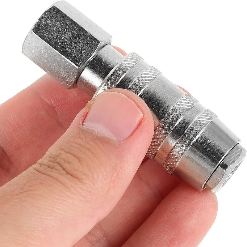 Garneck Air Hose Quick Connect Fitting Stainless Steel Male Female Coupler Crimp for Pneumatic Tools and Air Compressor Hoses Suitable for Industrial and Automotive Use - Image 3