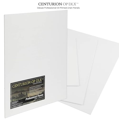 Centurion Deluxe Professional Oil Primed Linen Canvas Panels - 12"x24" - 3 Pack of Linen Canvases for Painting, Artwork and More - Image 5