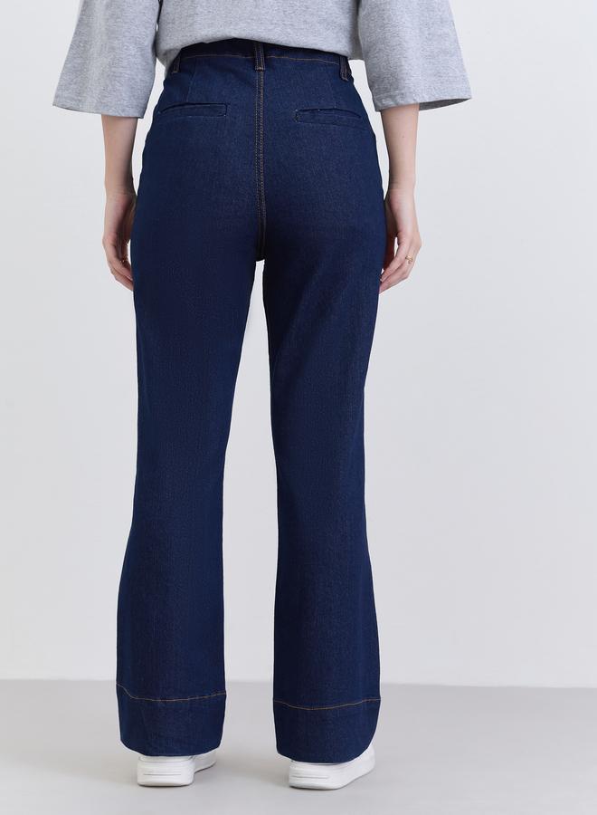 Styli Women High Rise Wide Leg Jeans - Image 5