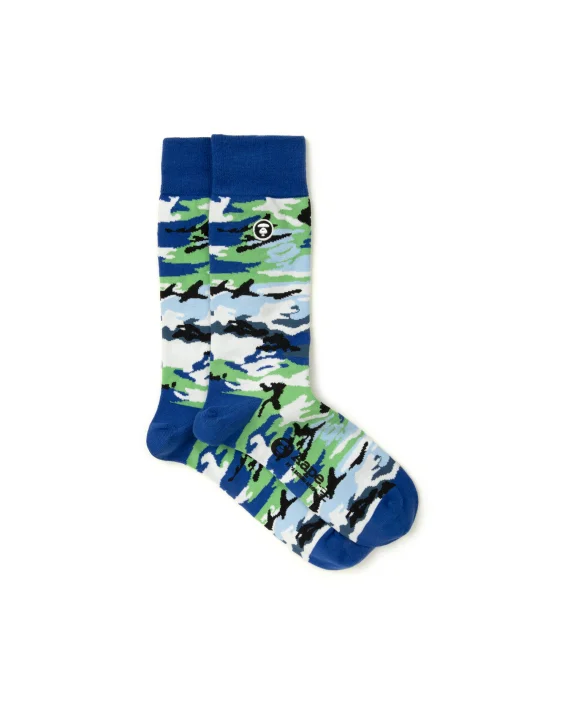 Aape Camo moonface socks