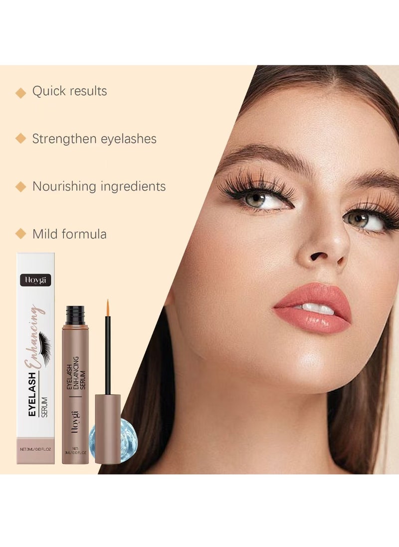 Hoygi Eyelash Enhancing Serum, Lash Serum for Eyelash Growth Thickness, Stronger, Healthier Lashes & Brows, Vegan & Cruelty-Free  - Image 2