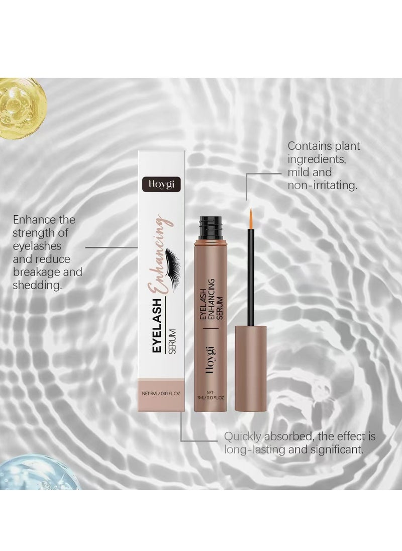 Hoygi Eyelash Enhancing Serum, Lash Serum for Eyelash Growth Thickness, Stronger, Healthier Lashes & Brows, Vegan & Cruelty-Free  - Image 3