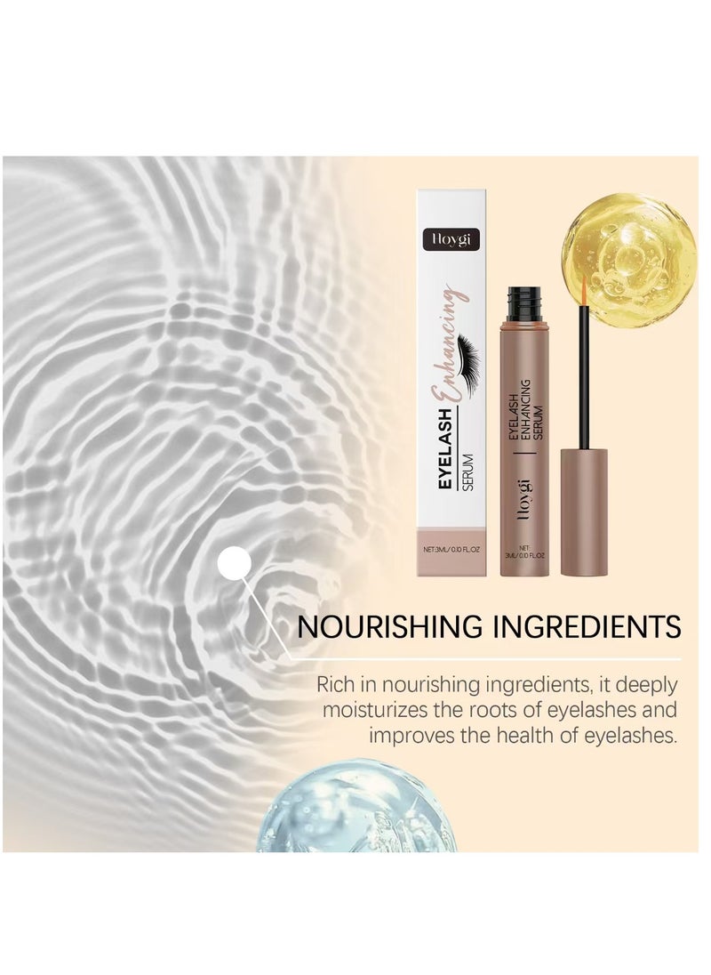 Hoygi Eyelash Enhancing Serum, Lash Serum for Eyelash Growth Thickness, Stronger, Healthier Lashes & Brows, Vegan & Cruelty-Free  - Image 4