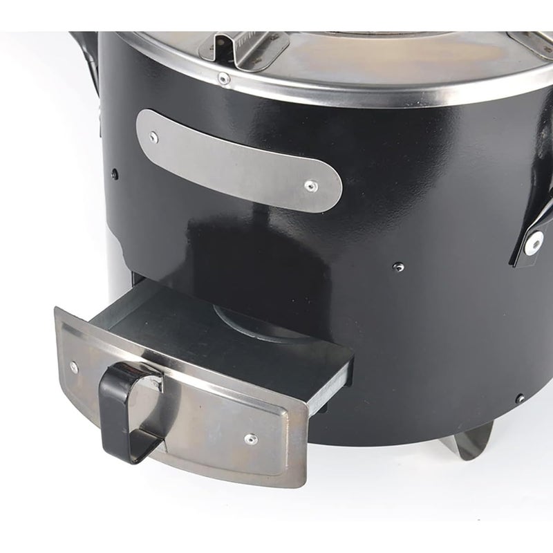 ZAMZIN Camping Wood Stove Portable/Foldable Backpacking Survival Stove with Grill, Stainless Steel Wood Burning Stove for Outdoor Cooking, Picnic, Emergency, Hiking, Alcohol Tray Included - Image 4