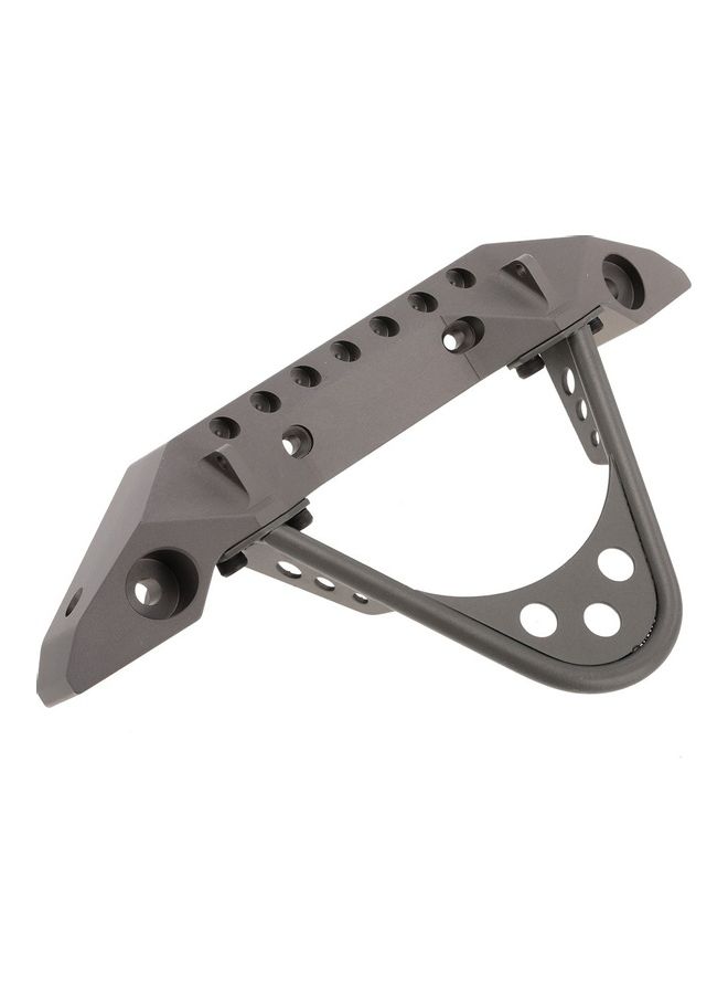 NIBEMINENT Metal Front Bumper with Light for 1/10 RC Crawler Car Traxxas TRX-4 Axial SCX10 & II 90046 18*15*5cm - Image 2