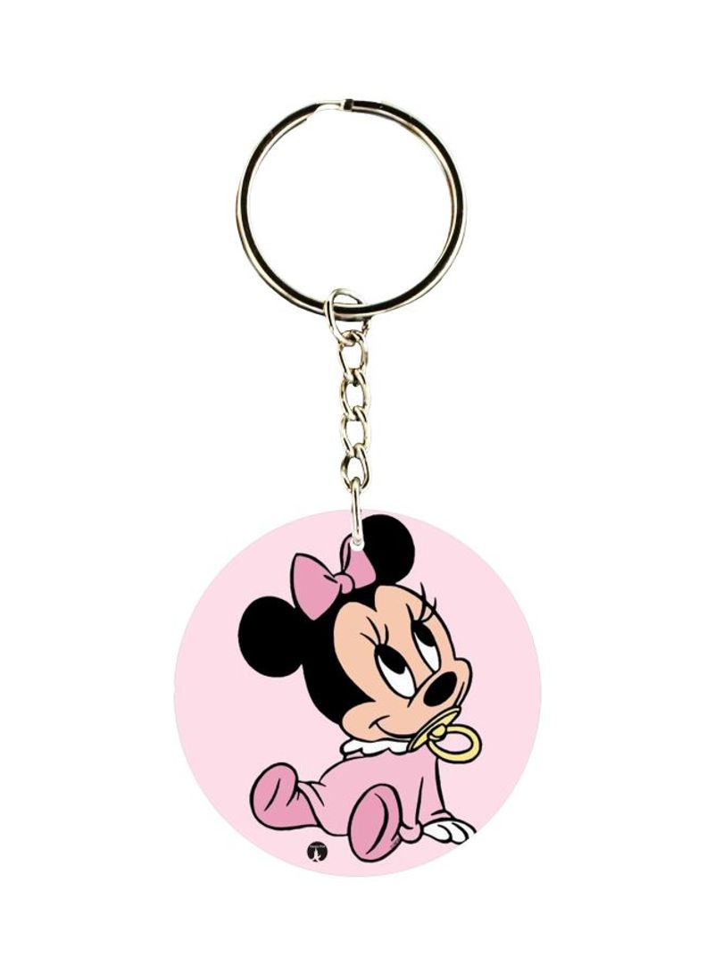 Mickey Mouse Printed Pocket Keychain