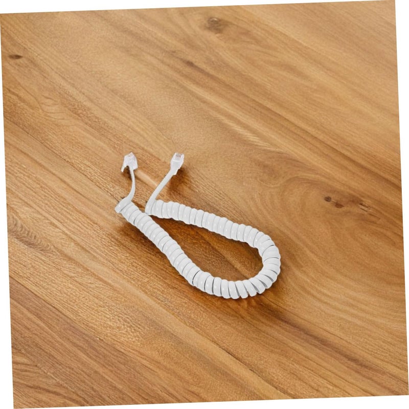 3Pcs Stretchable Spring Phone Cord for Landline Telephones Office Home Use - Image 5