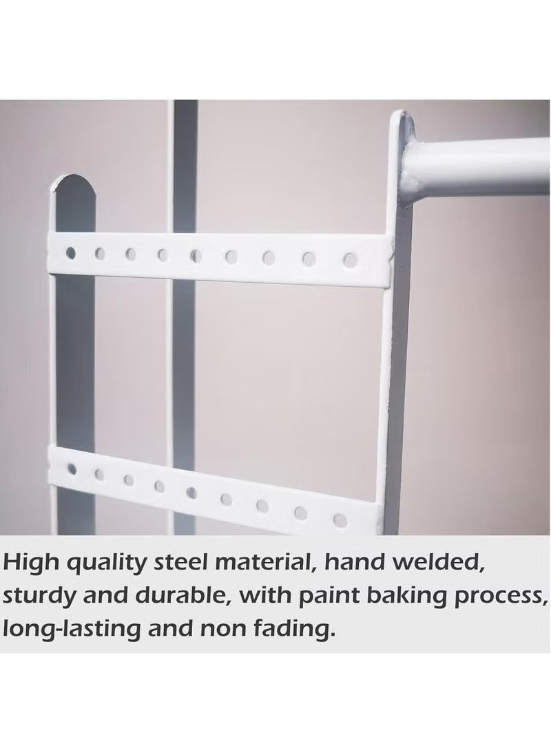 عربست حامل حامل قلادة حامل مجوهرات حامل خاتم منظم عرض القلادة منظم المجوهرات (أبيض) - Image 4