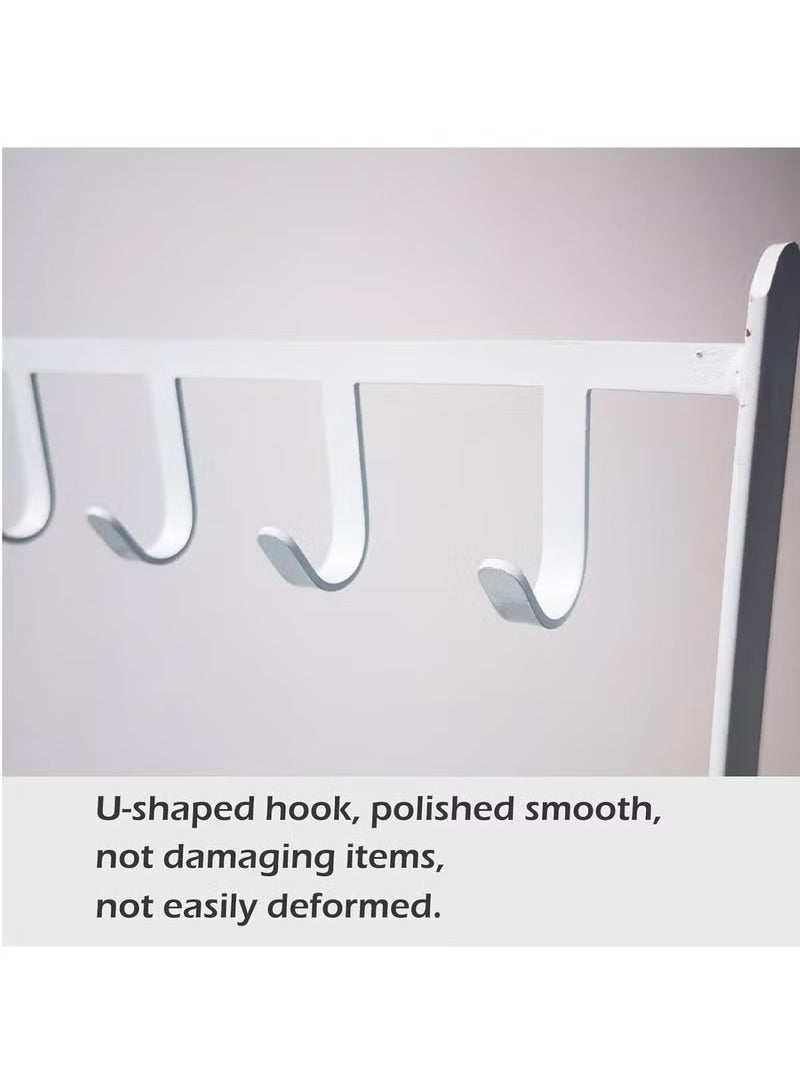 عربست حامل حامل قلادة حامل مجوهرات حامل خاتم منظم عرض القلادة منظم المجوهرات (أبيض) - Image 3