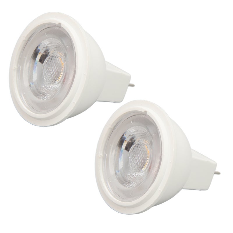 2pcs MR11 LED Light Bulbs AC12V 3W 300LM High Brightness Spotlight Bulb for Clothing Stores Landscape Warm Light 2700K-3000K - Image 4