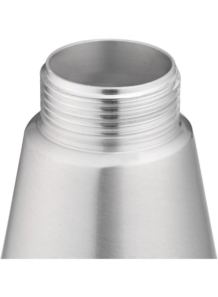 Professional Whipped Cream Dispenser 500ml, Stainless Steel Maker for Desserts & Coffee Foam, Includes 3 Decorating Nozzles & Cleaning Brush - Silver - Image 5