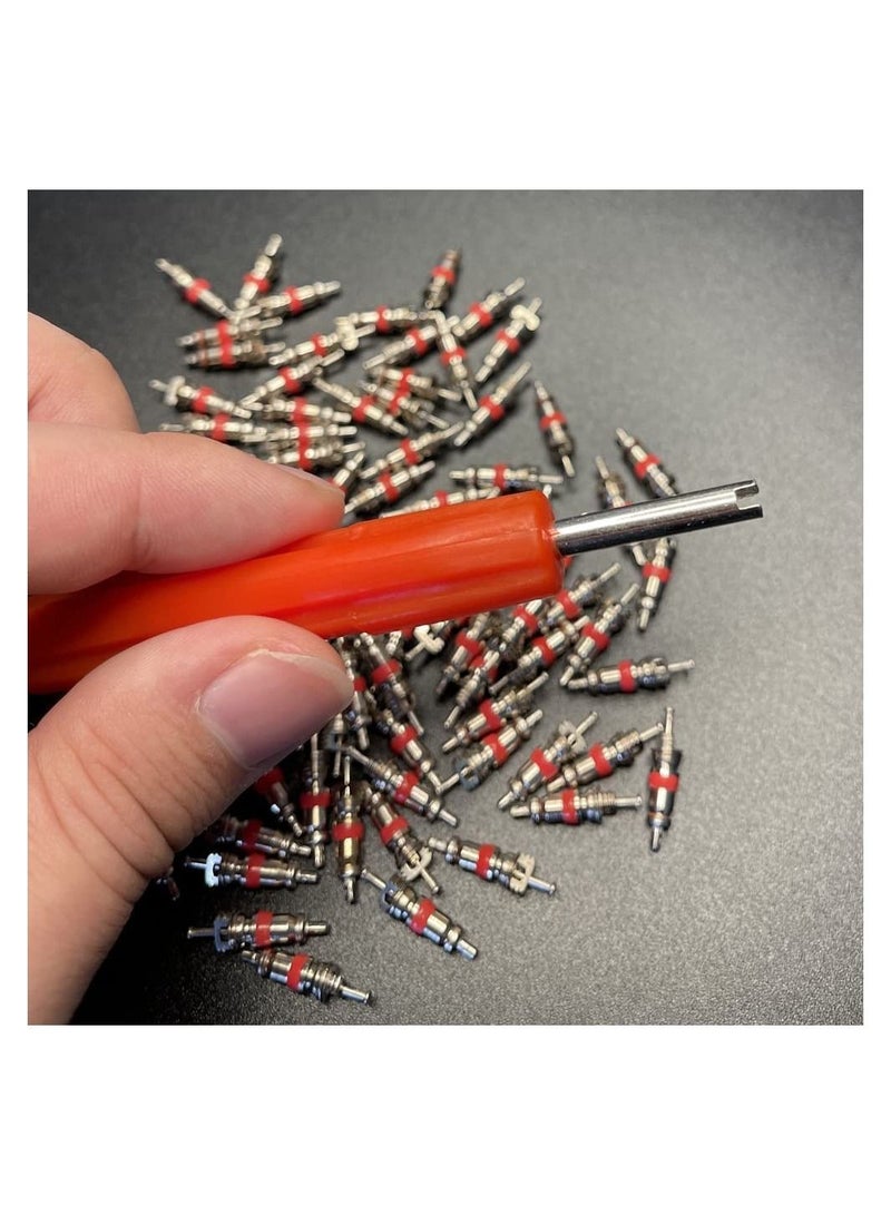 Valve Core Disassembly Kit Contains 40 Valve Cores 20 Valve Caps And 3 Valve Core Wrenches Tyre Repair Tools - Image 2