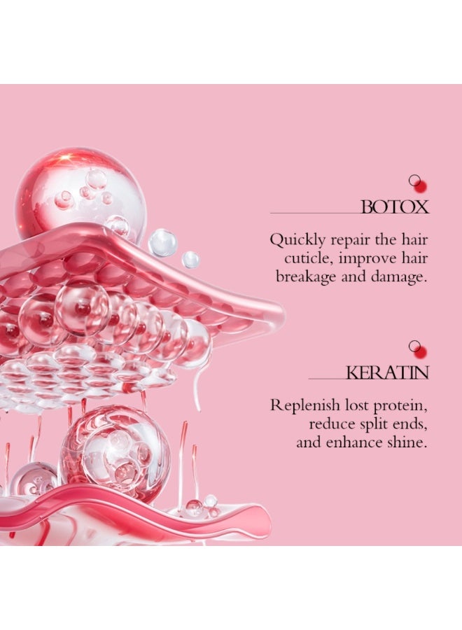 Kormesic Leave In Botox Hair Spray 150ML Deeply Moisturizing Nourishing Repairing 2 in 1 Botox And Keratin Leave-in Hair Spray No Rince Smooth Hair Spray - Image 4