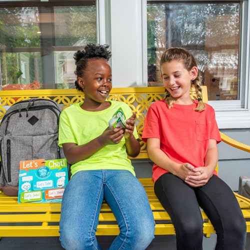 Open The Joy Lets Chat 3in1 Conversation Starters Cards for Kids Grab and Go Travel Card Games for Car Airplanes Talk Think Joke Cards Ages 4 - Image 5