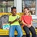 Open The Joy Lets Chat 3in1 Conversation Starters Cards for Kids Grab and Go Travel Card Games for Car Airplanes Talk Think Joke Cards Ages 4 - Image 3