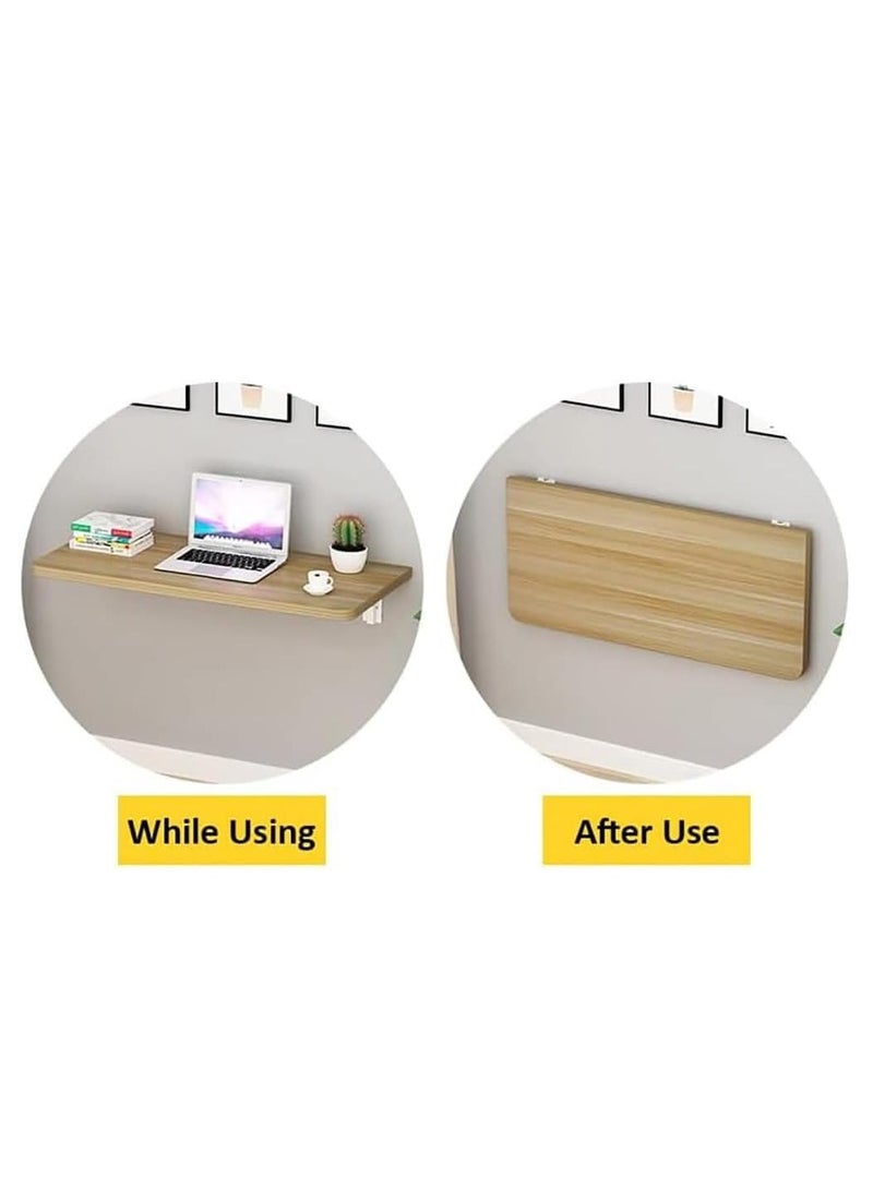 Rubik Folding Shelf Brackets 16inch - 2pcs Heavy Duty Stainless Steel Wall Mounted Triangle Brackets for Table Work Bench, Space Saving DIY Bracket - Image 3