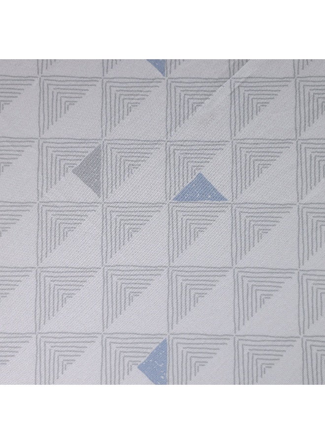 Home Box ملاءة قطنية مطبوعة بكسل بحجم كينج 260 × 240 سم - Image 5