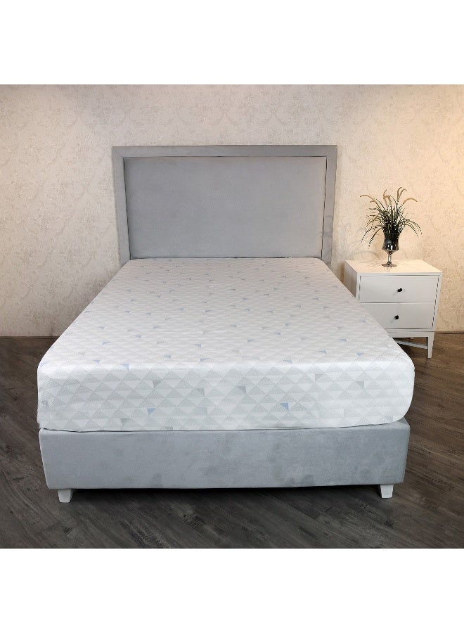 Home Box ملاءة قطنية مطبوعة بكسل بحجم كينج 260 × 240 سم - Image 1