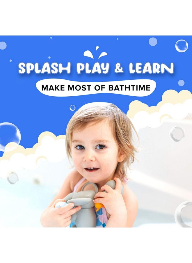 SplashEZ Mold Free Bath Toys For Babies & Toddlers, Animal No Hole Bath Toys, No Mold For Tub, Beach, Pool, Bpa-Free, Dishwasher-Safe, Infant Bath Toys No Holes 0 1 3 6 12 18 Months  - Image 5