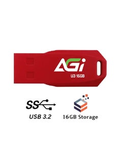 AGI AGI 16GB USB 3.2 Flash Drive - AGI016GBRUP138 16 GB  - Image 1