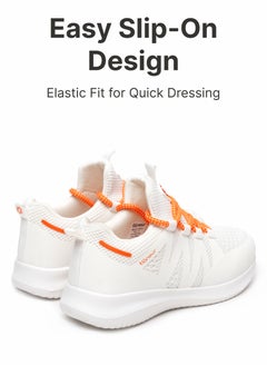 flâneur Flaneur Kids Sneakers - Kids Fashion Footwear for Girls & Boys, Comfortable Shoes for Children, Textile Lining, Natural Leather Insole, Lightweight and Breathable Outdoor Walking Shoes, White  - Image 5