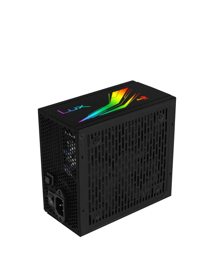 إيروكول وحدة تزويد الطاقة Aerocool LUX RGB 650M بقوة 650 وات باللون الأسود Mega Bloks 60 مكعب بناء ملون كلاسيكي، بما في ذلك الأشكال الخاصة مثالي للأيدي الصغيرة  - Image 2