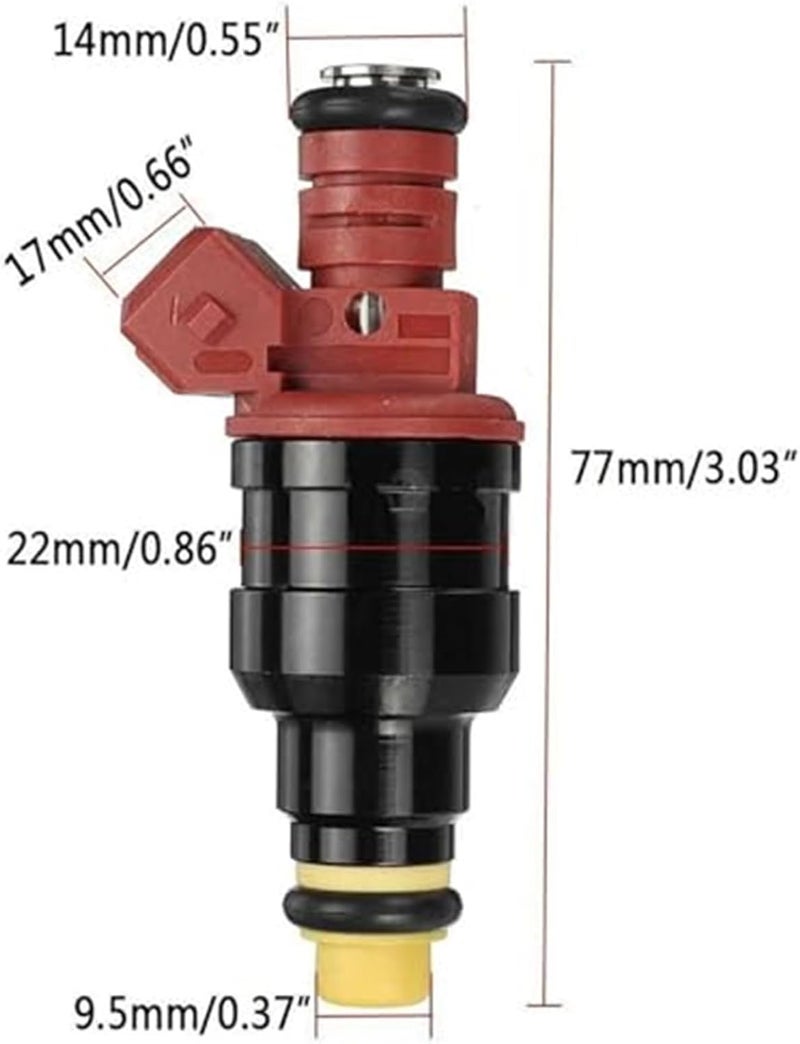 Vuzmode 6Pcs Car Fuel Injector Nozzle Set for Mazda B4000 - Image 3