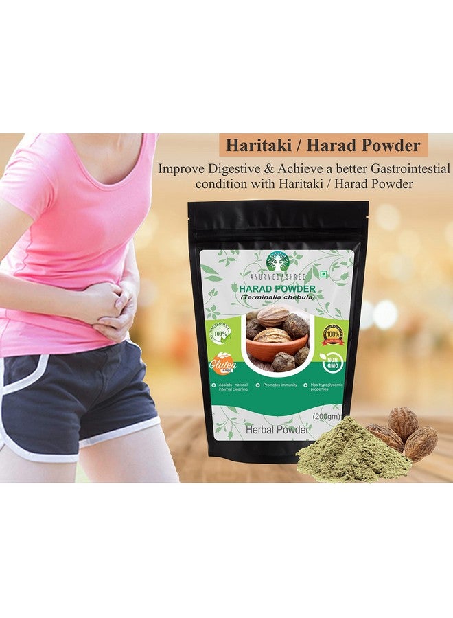 AYURVEDASHREE Haritaki Powder 200 Gm I Terminalia Chebula Powder I an Ayurvedic Herb for Detoxification & Rejuvenation for Vata I Vata Kapha and Pitta BalancerI Non GMO I Gluten Free I GMP Cerfitied - Image 3