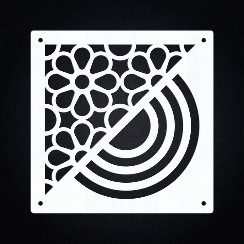 Olive Tree Wooden Room Divider for Living RoomElegant and Modern Hanging StyleScreen Partition for Decorate Bedroom Dining Room Aesthetic Separator for Home 12 Panels 115X115White8043 - Image 3