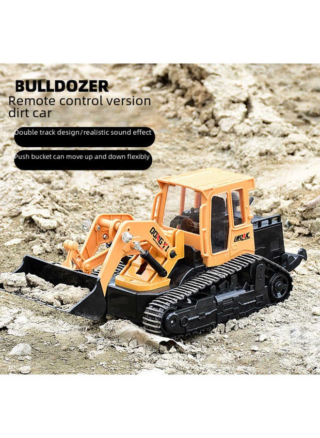 Children's Alloy Remote Control Excavator Toy 12 Channel Digger Boys Engineering Vehicle Supermarket Stall Toy Gift-Color:Dump Truck 8 Pass  - Image 4