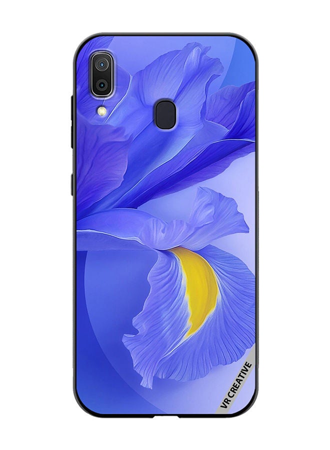 Protective Case Cover For Samsung Galaxy A30 Flower Design Multicolour