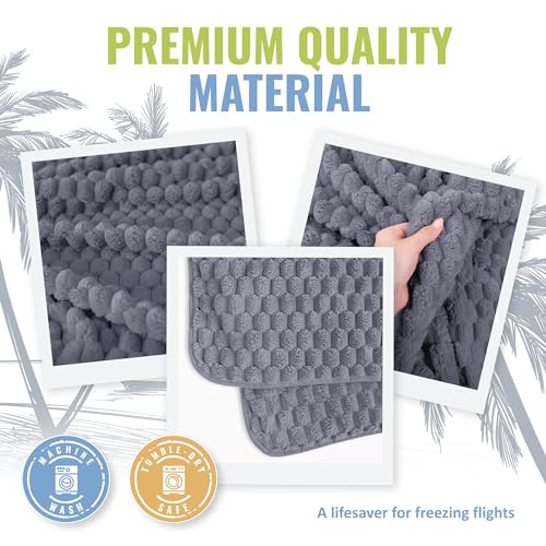 BOACAY Packable Travel Blanket for Airplane, Car - Compact Office Blanket - Portable Pillow for Adults, Kids with Case, Luggage Sleeve, Backpack Clip - Image 4