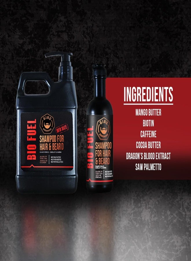 GIBS Bio Fuel Shampoo for Hair & Beard, Moisturizing & Nourishing, 12 fl oz - Image 2