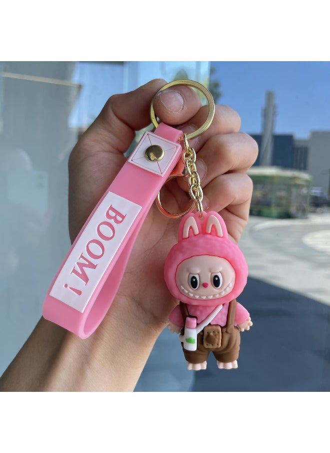 NIBEMINENT LABUBU Keychains, Cute Figurines, Student Schoolbag Pendants And Gifts 