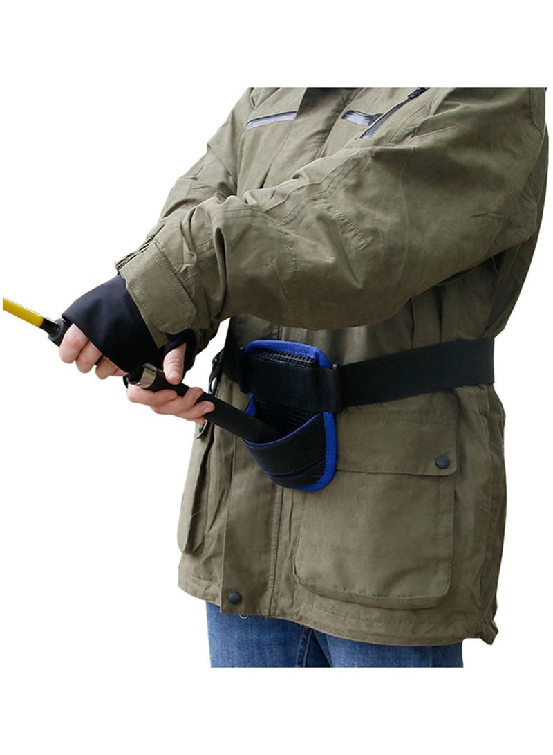 GGOOT Fishing Rod Waist Belt, Portable Fishing Rod Support Belt Strap Durable for Fishing  - Image 3