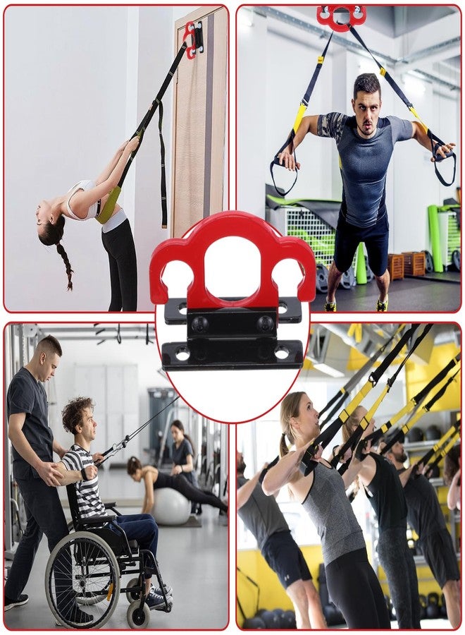 JOUTYFOR Resistance Band Wall Anchors,Workout Wall Mount Anchor,Band Wall Mounts Gym Anchor,Band Hooks, Space-Saving Wall-Mounted Clip for Home Gym Workouts,for Strength Training,Fitness,Physical Therapy - Image 5