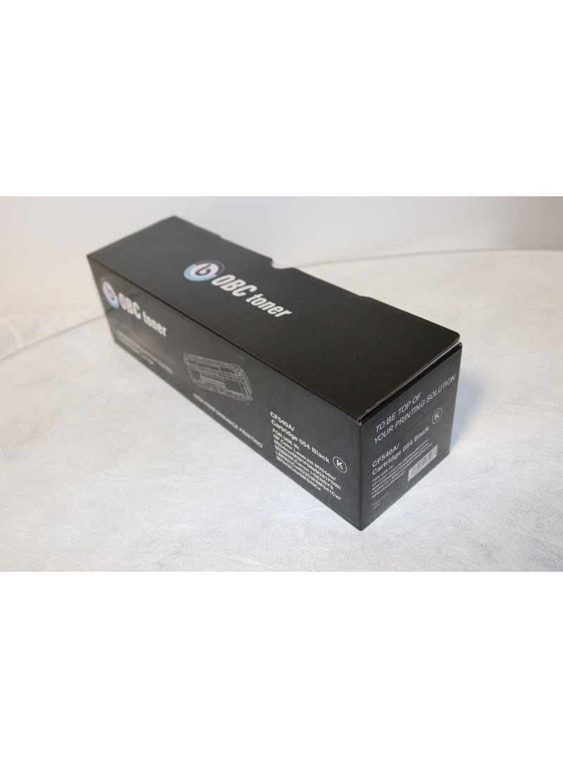 OBC Compatible Black Laser Toner Cartridge Replacement for HP CF540A / Cartridge 054-203A. Prints up to 1400 pages with high quality and consistent professional performance. - Image 2