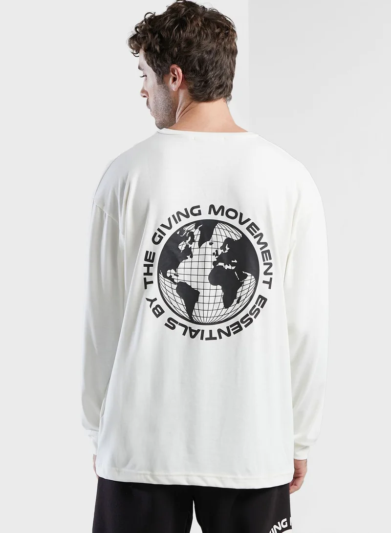 The Giving Movement Regular Fit Printed T-Shirt