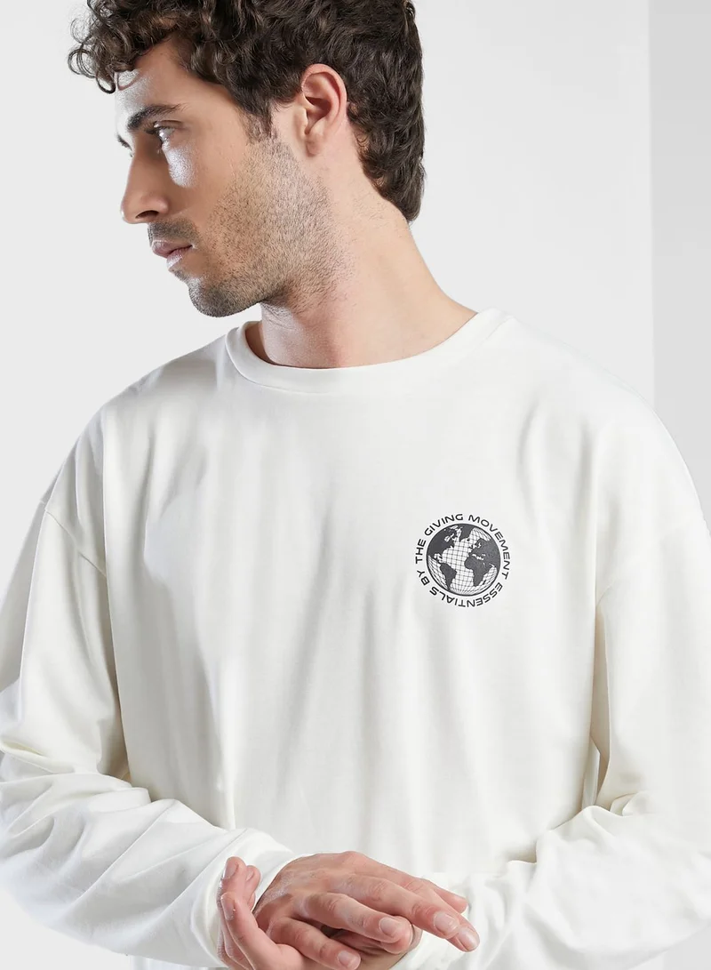 The Giving Movement Regular Fit Printed T-Shirt