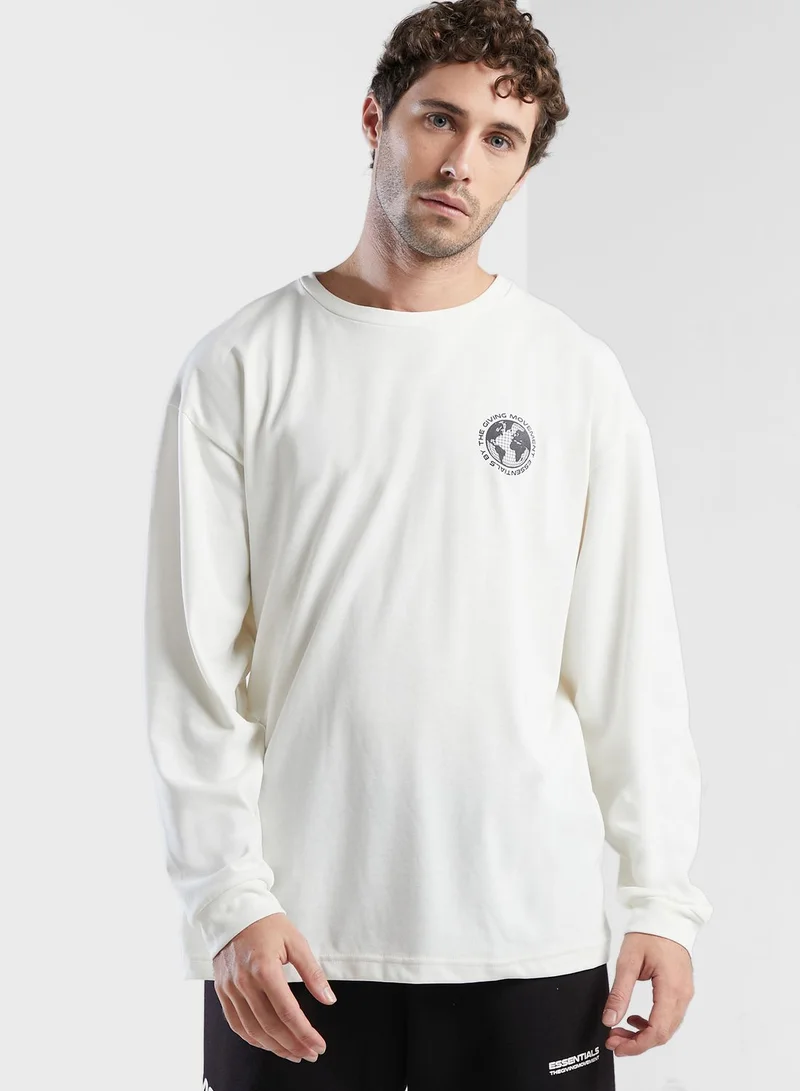 The Giving Movement Regular Fit Printed T-Shirt