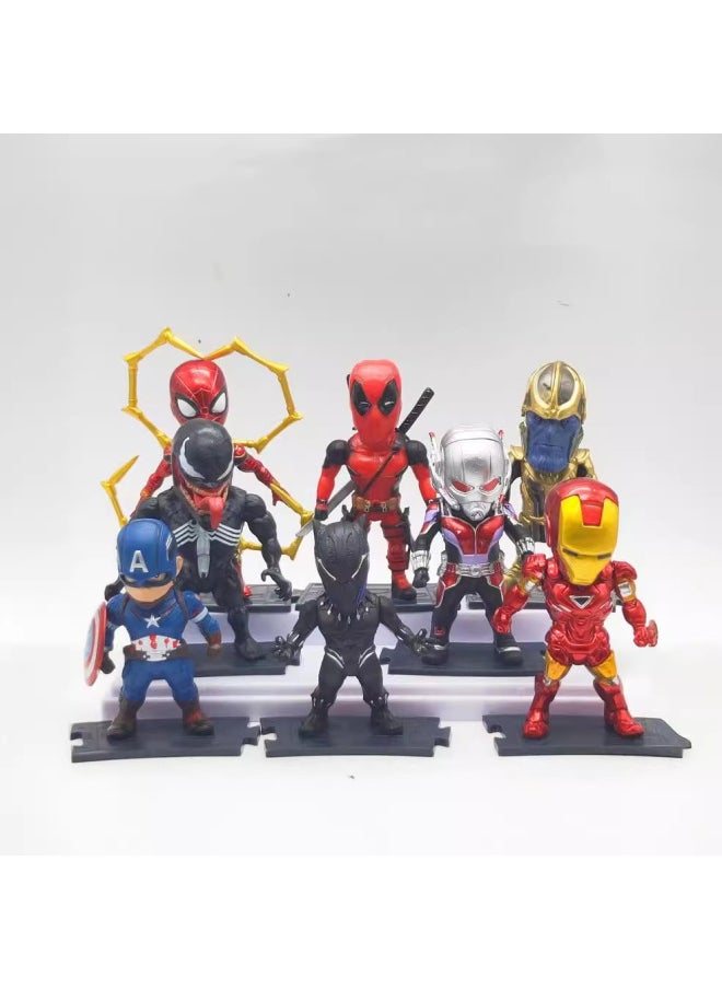 8 League Base Doll Gashapon Machine Ornaments Q Edition-Color:8 Models Of 4 Generations  - Image 2