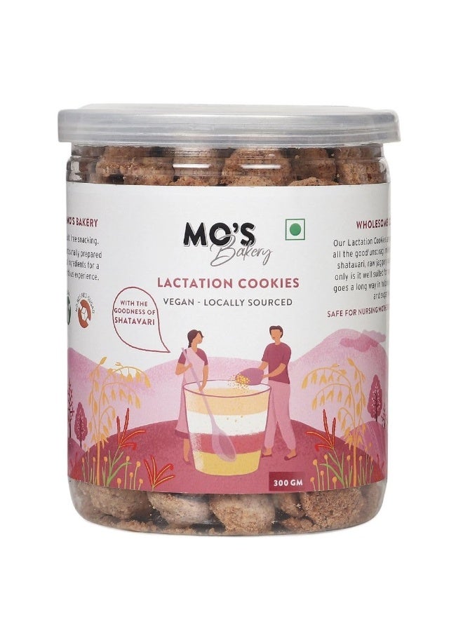 MOS Lactation Cookies, 300Grams | Wheat| Vegan | Vanilla Healthy Snacks For New Mom'S & Pregnant Women |Healthy Pregnancy Cookies | 100% Natural Ingredients | Preservatives Free - Image 1