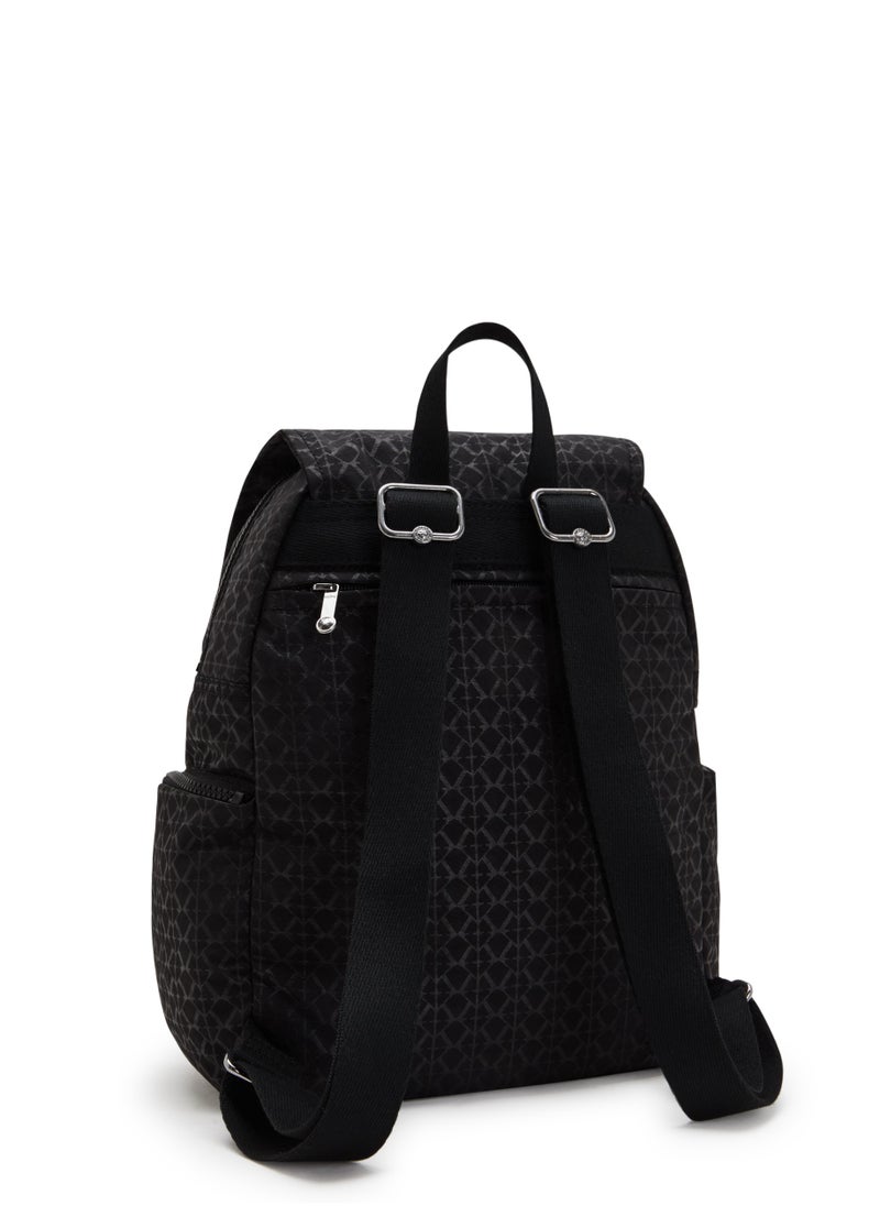 kipling - City Zip Small Backpack with Adjustable Straps Signature Emb - Image 1