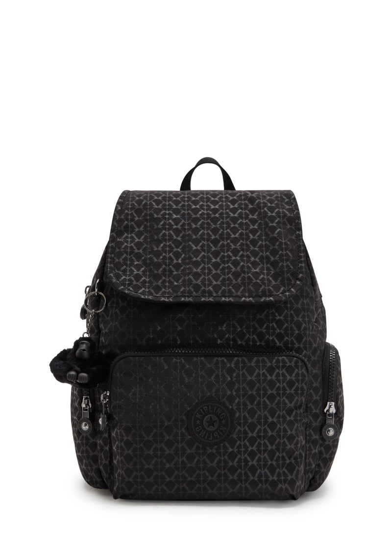kipling - City Zip Small Backpack with Adjustable Straps Signature Emb - Image 1