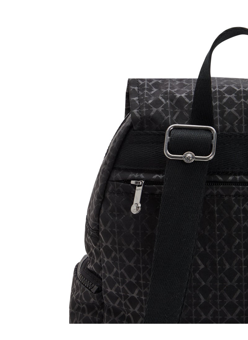 kipling - City Zip Small Backpack with Adjustable Straps Signature Emb - Image 1