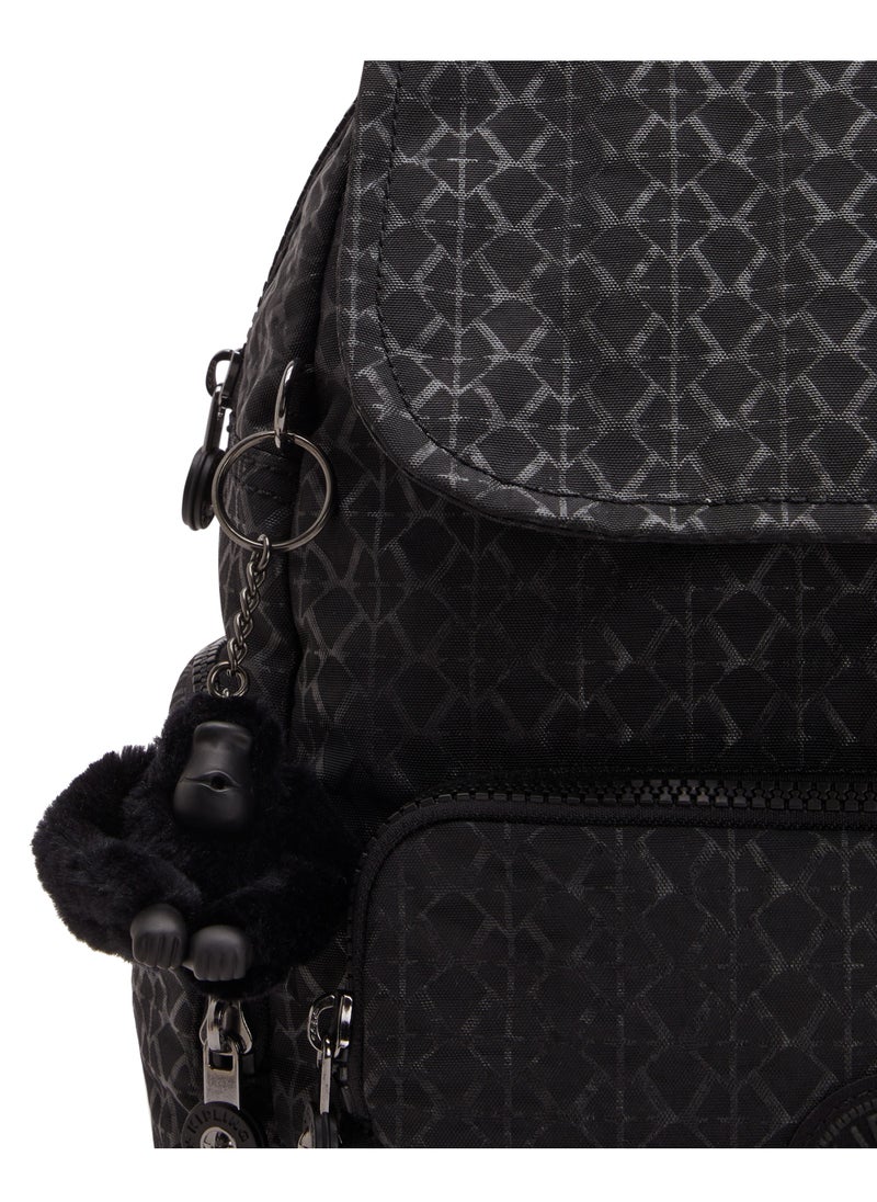 kipling - City Zip Small Backpack with Adjustable Straps Signature Emb - Image 1
